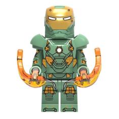 Boneco Blocos De Montar Homem De Ferro Armadura Mark Mk37