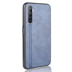 Capa para celular Oppo Realme 6 Capa robusta Proteção 360° Capa de couro liso para Oppo Realme 6