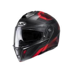 Capacete Hjc I90 Lark Vermelho E Preto 63 F016