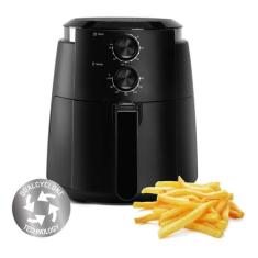 Fritadeira Sem Óleo Air Fryer Midea Dualcyclone 3.5L 1500W Black, Pret