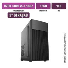 Computador Flex Computer Intel Core I5-2400S 12GB HD 1Tb Windows 10