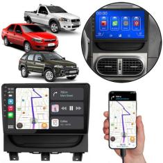 Kit Multimidia Palio Siena Strada 2012-2016 9 Pol Android-Auto Mp5 BT 
