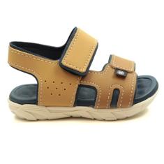 Sandália Infantil Molekinho Papete Marrom Claro 20