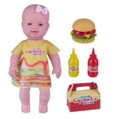 Boneca Fast Food Hamburguer Milk