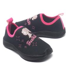 Tênis Slip On Infantil Feminino - Beanna Calçados, Preto, 23