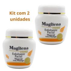 Creme Esfoliante Facial Maracujá C/ Pessego 50g - Kit 2 Unid - Magilen