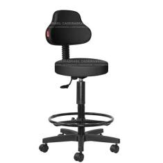 Mocho Alto Estética Preto Plus Cadeira Brasil CB 1586, Preto
