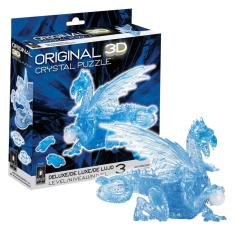 Quebra-cabeça de cristal 3D BePuzzled Dragon Deluxe Original