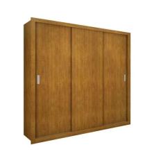 Guarda Roupa Casal Veneza 3 Portas 4 Gavetas Mdf Rufato Imbuia - MOVEI