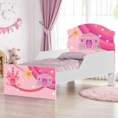 Mini Cama Carruagem Princesa Rosa