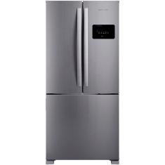Geladeira Brastemp French Door Frost Free Inverter 554L com Painel Digital Externo BRO85MK Inox 220V
