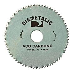 Disco De Corte P/Madeira Aço Carbono 110mm Diametalic