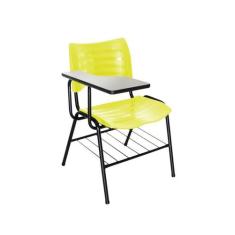 Cadeira Iso Linha Polipropileno Iso Universitária Amarelo - Design Off