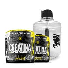Kit 2x Creatina c/Beta Alanina 150g + Galão 1,5l transparente