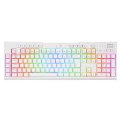 Teclado Gamer Brahma Pro K586W Rgb Switch Optico Blue Branco