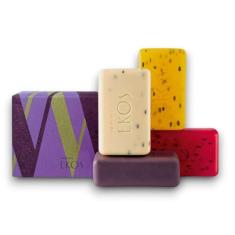 Caixa de Sabonete em Barra Ekos Multipack Esfoliante 4un/100g