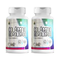 COLÁGENO HIDROLISADO COM VITAMINA C - 500mg (60 Cápsulas) +CAPS (2)