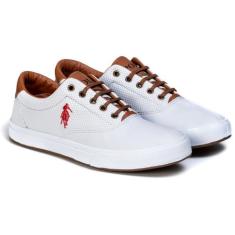 Tenis masculino Sapatenis Polo open casual confortavel macio sapato, B