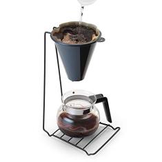 Suporte com Coador de Café Preto
