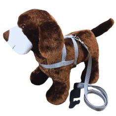 Peitoral de Nylon para Cachorro Pequeno 15mm - Cinza Nº 3