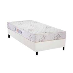 Cama Box Solteiro: Colchão Espuma Luckspuma D33 Supreme + Base CRC Cou