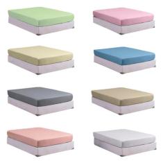 Lençol Infantil Solteiro 200 Fios Algodão com Elástico Hotel Pousada -