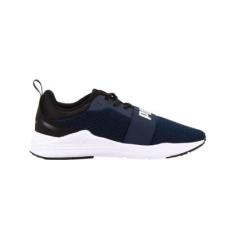 Tênis Puma Masculino Wired Run Branco/Marinho-Masculino