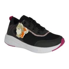 Tênis Infantil Feminino  Gibizinho Com Chaveiro-Feminino