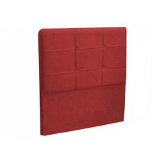 Cabeceira Cama Box Solteiro 90cm London Vermelho