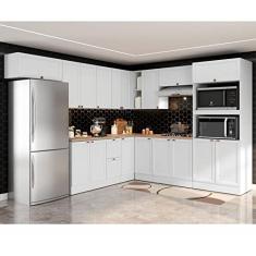 Cozinha Completa 10 Peças 17 Portas 2 Gavetas com Torre Quente Unna Espresso Móveis