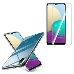 Kit Capa Case Anti Quedas Impactos Samsung Galaxy A02 6.5" + Película Vidro Temperado Comum