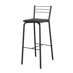 Banqueta para Cozinha Flex Ref B270 Preto/Preto