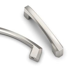 Asidrama Pacote com 10 puxadores de armário de cozinha de níquel acetinado escovado de 76 mm, puxadores de armário de cozinha para puxadores de gaveta de armário