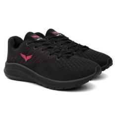 Tênis Feminino Academia Rosa Confortável Lançamento-Feminino