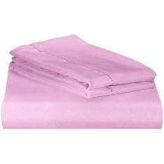 Jogo de Lençol Solteiro Percal Flex 2 Peças 400 Fios com Ponto Palito 