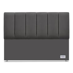 Cabeceira South Veluto Cinza Queen (11x160x125) - Ortobom
