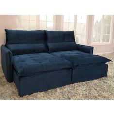 Sofá Retrátil Reclinável Leticia Varias Cores e Tamanhos