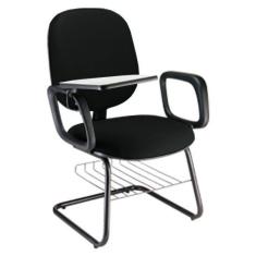 Cadeira Universitária com prancheta para Escolas Linha Uno Preto