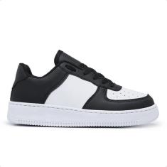 Tênis Feminino Sneakers Flatform Cadarço Dia a Dia Casual-Feminino
