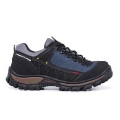 Tênis Coturno Cano Baixo Masculino Adventure Tratorado Confortável Esportivo Life Style-Masculino