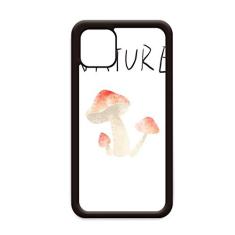 Pintura de planta de cogumelo para iPhone 12 Pro Max Capa para Apple Mini Mobile Case