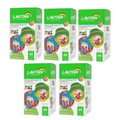 Kit Com 5 Lavitan Kids Vitamina Infantil Imunidade Patati Patata Mix D