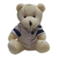 Urso Ursinho Marinheiro De Pelúcia Chaveiro - 11cm