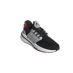 adidas Tênis masculino X_PLRBoost, preto/preto/vermelho brilhante, tamanho 41