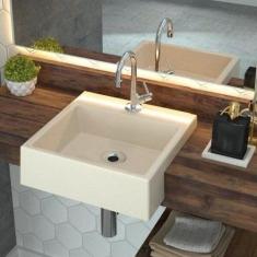 Kit Cuba Xq355 Torneira 1198 Metal e Válvula 1 Polegada Sifão Cromado 