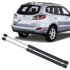 Par Amortecedor Tampa Traseira Porta Malas Mola Gás Santa Fé 2007 à 2013