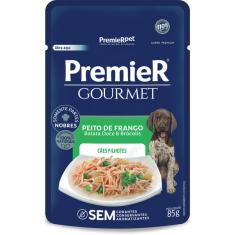 Ração Úmida PremieR Gourmet Peito de Frango, Batata Doce e Brócolis para Cães Filhotes - 85 g