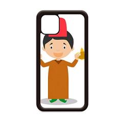 Capa Red Hat Marrocos desenho para iPhone 12 Pro Max para Apple Mini Mobile Case Shell