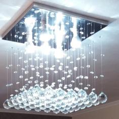 Lustre De Cristal Para Sala De Jantar Com 50 Cm De Altura Bas