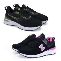 Kit 2 Pares Tênis Fitness Esporte Cadarço Conforto Esportivo - Vorax, 